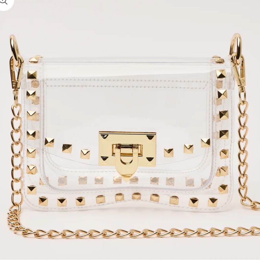 Clearly Handbags “Jackie in Gold”